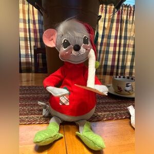 Vintage Annalee Mouse with Candle 🐭🕯️1964/1968